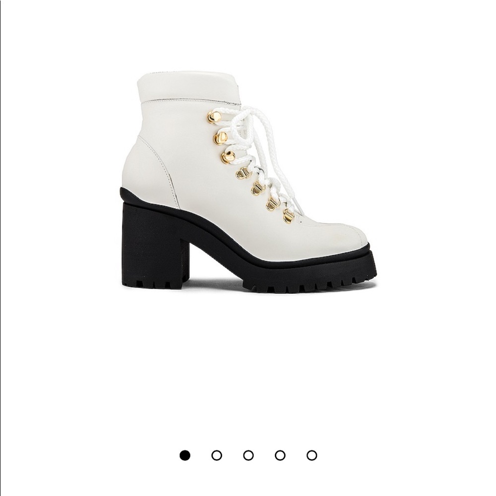 Sold out white raye combat boot SOLD!